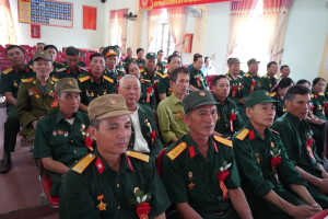 Hội Cựu chiến binh xã Nghĩa Đồng tổ chức thành công Đại hội...